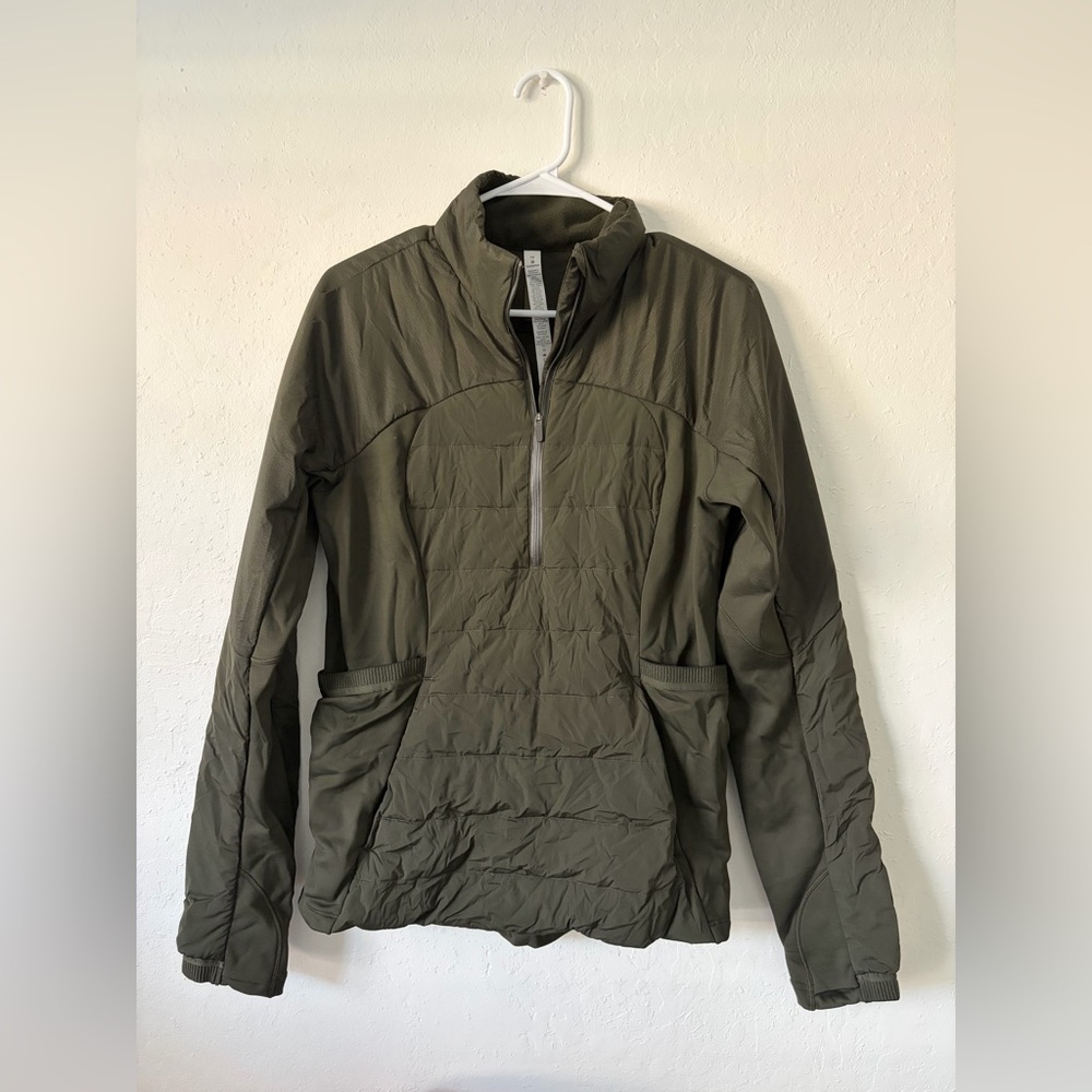 Lululemon Down For It All Pullover
Dark Olive